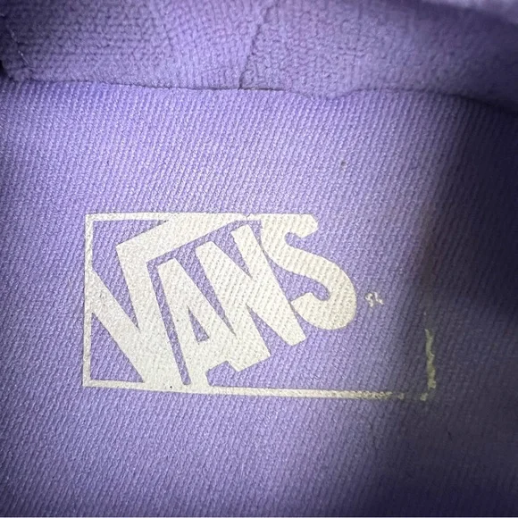 Vans AUTHENTIC Mens Womens Grey Purple Low Top Skateboard Shoes Sz 8 like new - Picture 9 of 12